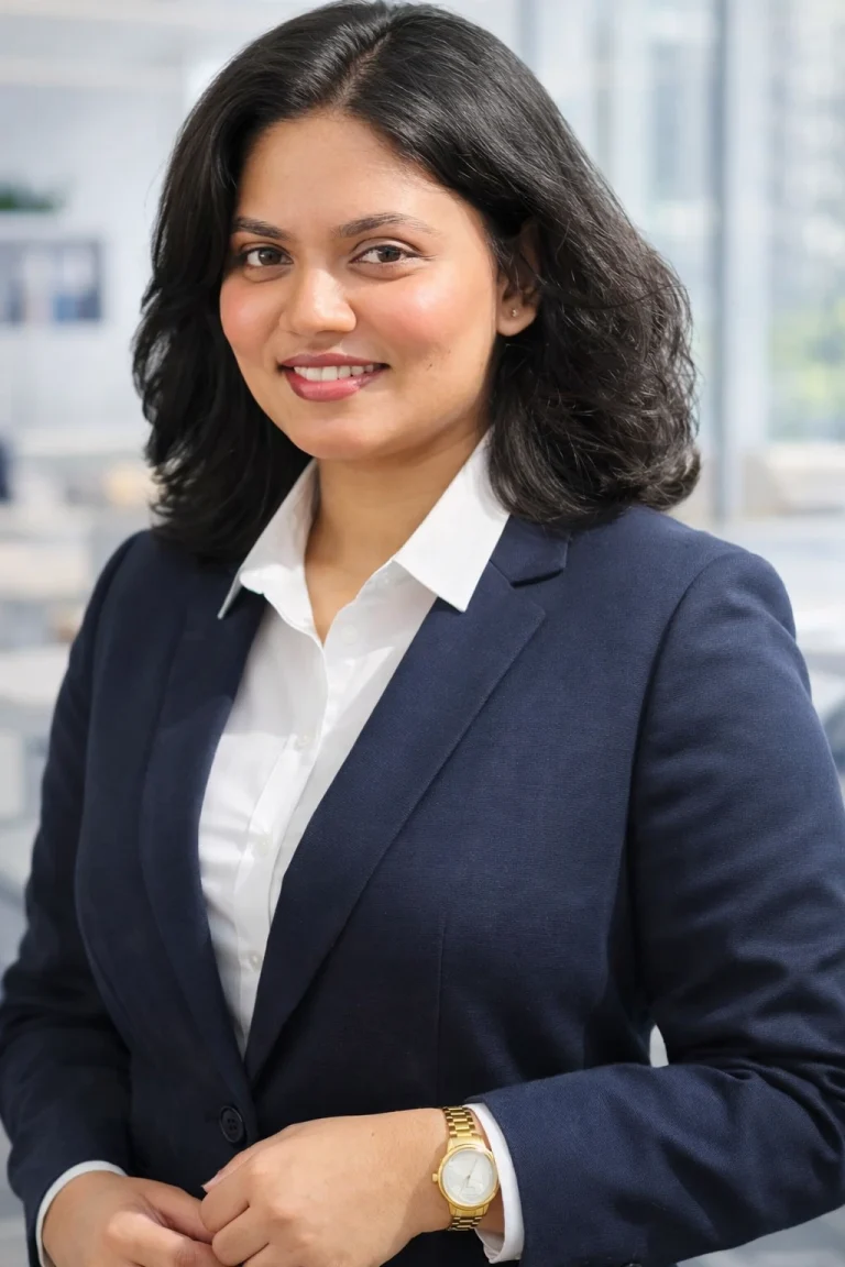 Neha Xavier, freelance social media marketer portrait.